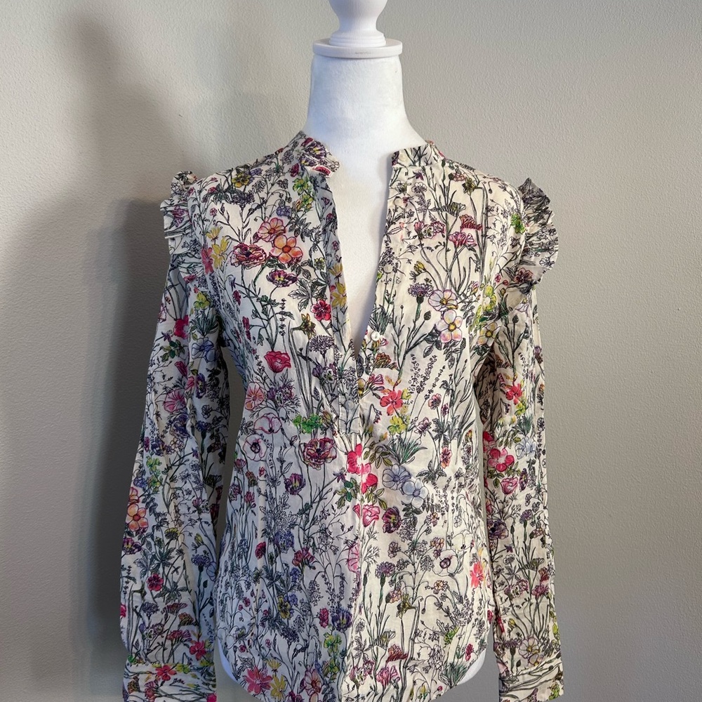 Floral Long Sleeve Blouse